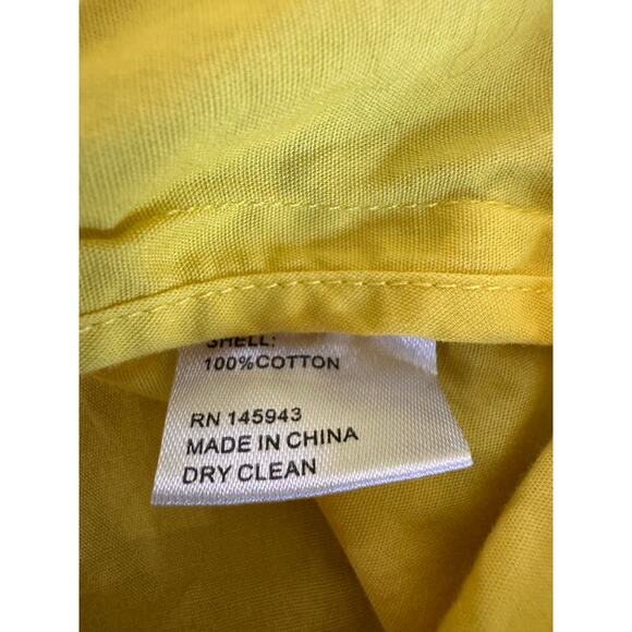 Osman Yousefzada x RTR Women's Yellow T-Shirt Mini Dress Size 4 - Picture 8 of 8